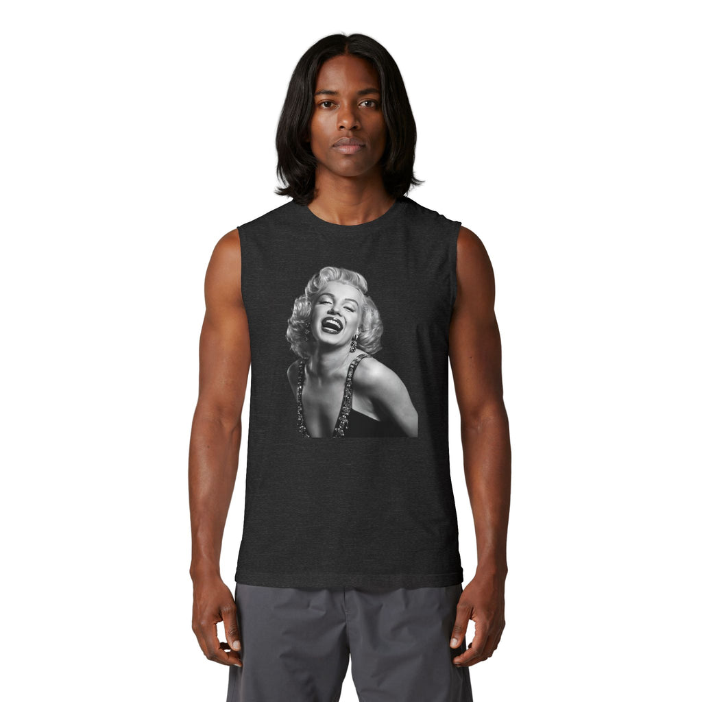 Vintage Glam Portrait Muscle Tank
