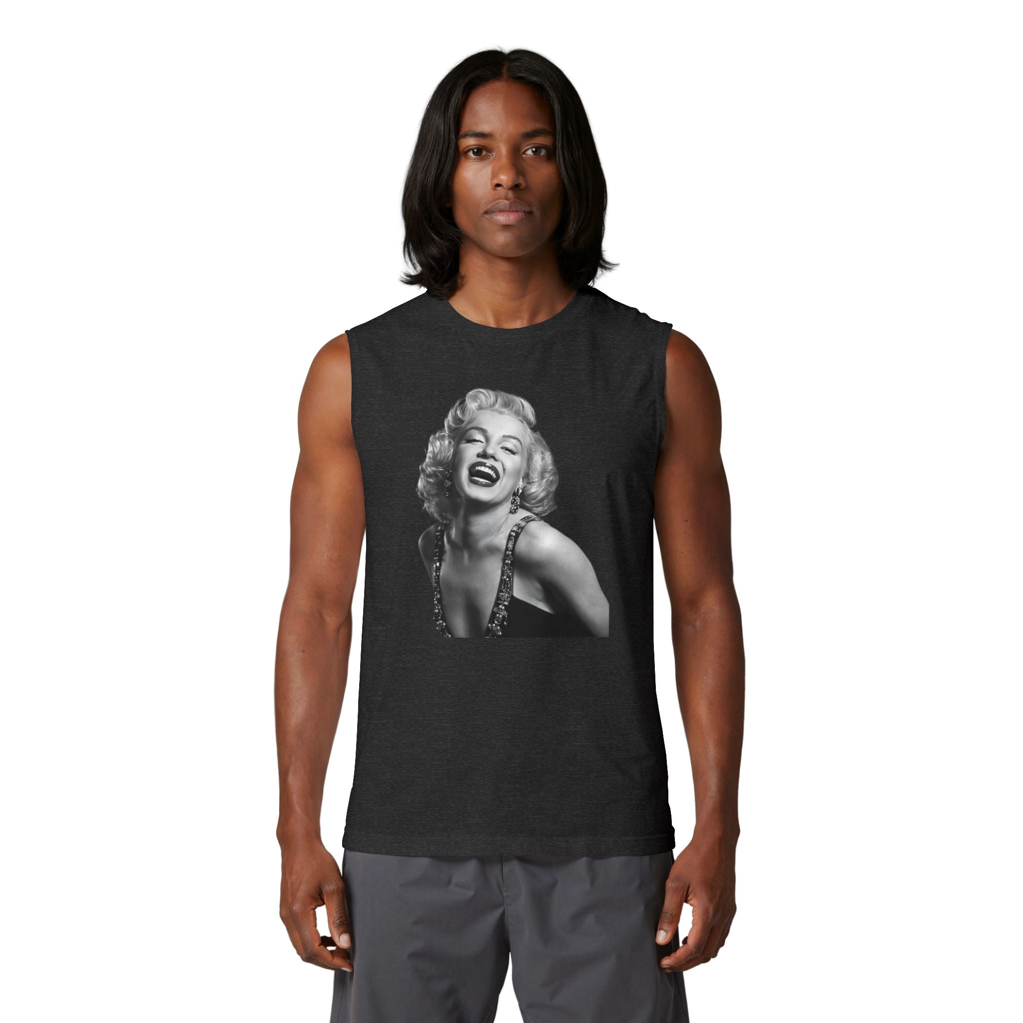 Vintage Glam Portrait Muscle Tank