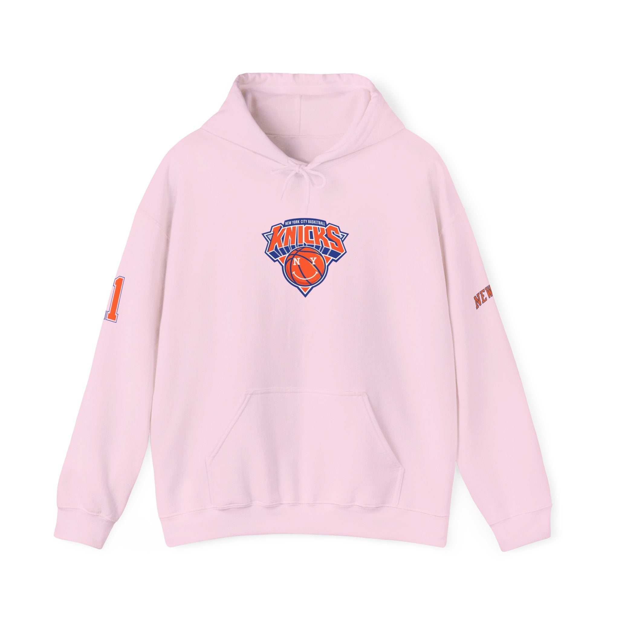Knicks Jersey Hoodie — Brunson #11 White Basketball Pullover