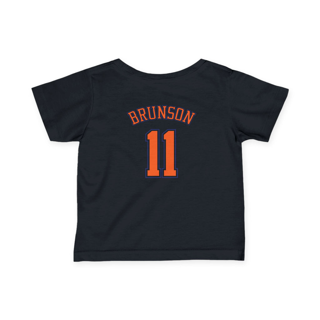 Infant Jersey Tee — Knicks-Inspired Baby Basketball Shirt with Number 11