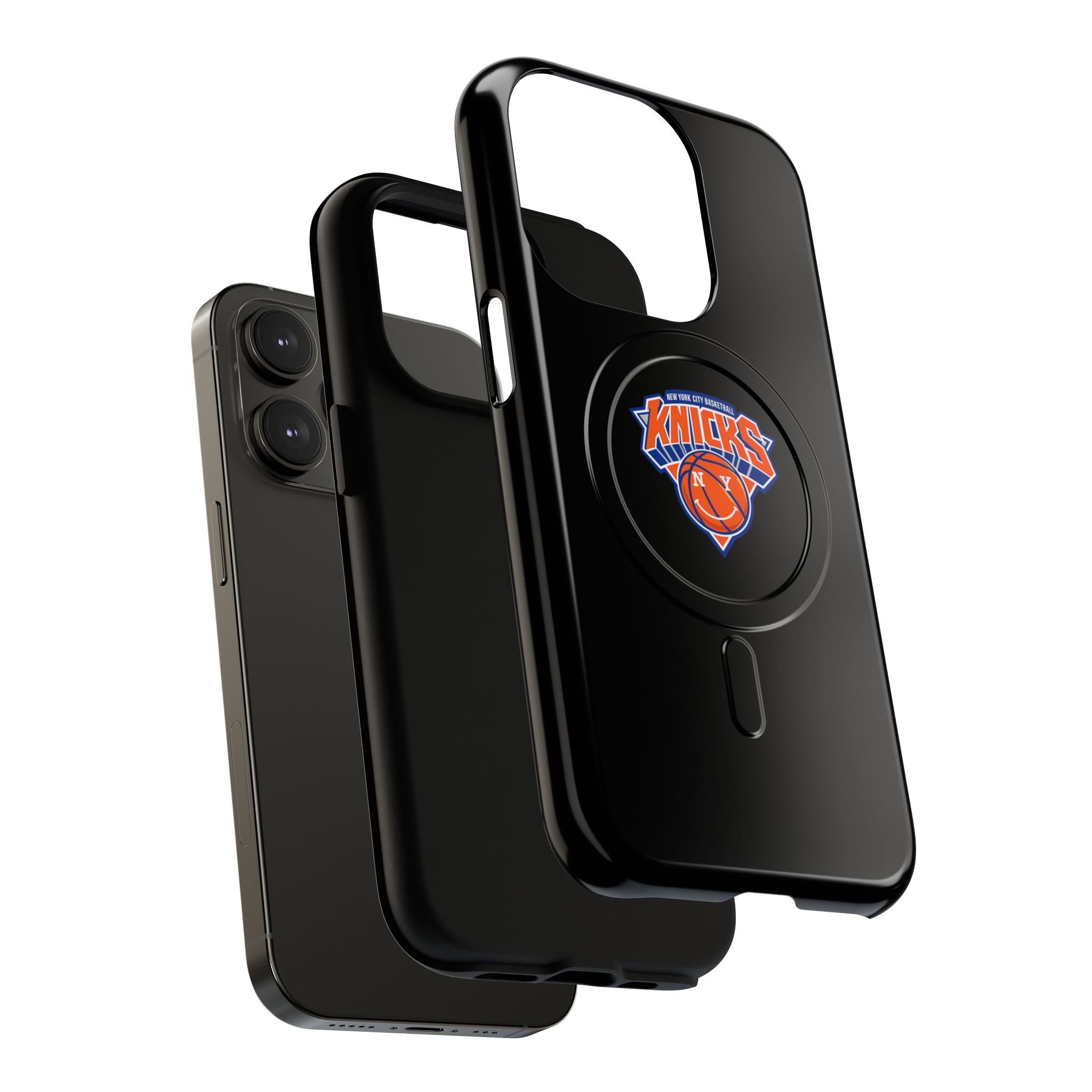 New York Knicks Tough Magnetic Phone Case — Magnetic Shockproof Phone Case with Knicks Logo