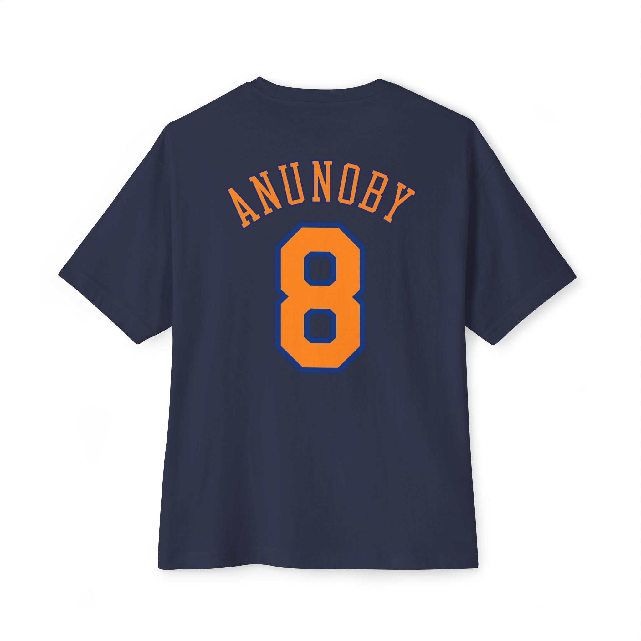 Knicks Anunoby #8 Boxy Tee — Retro Basketball Jersey Shirt