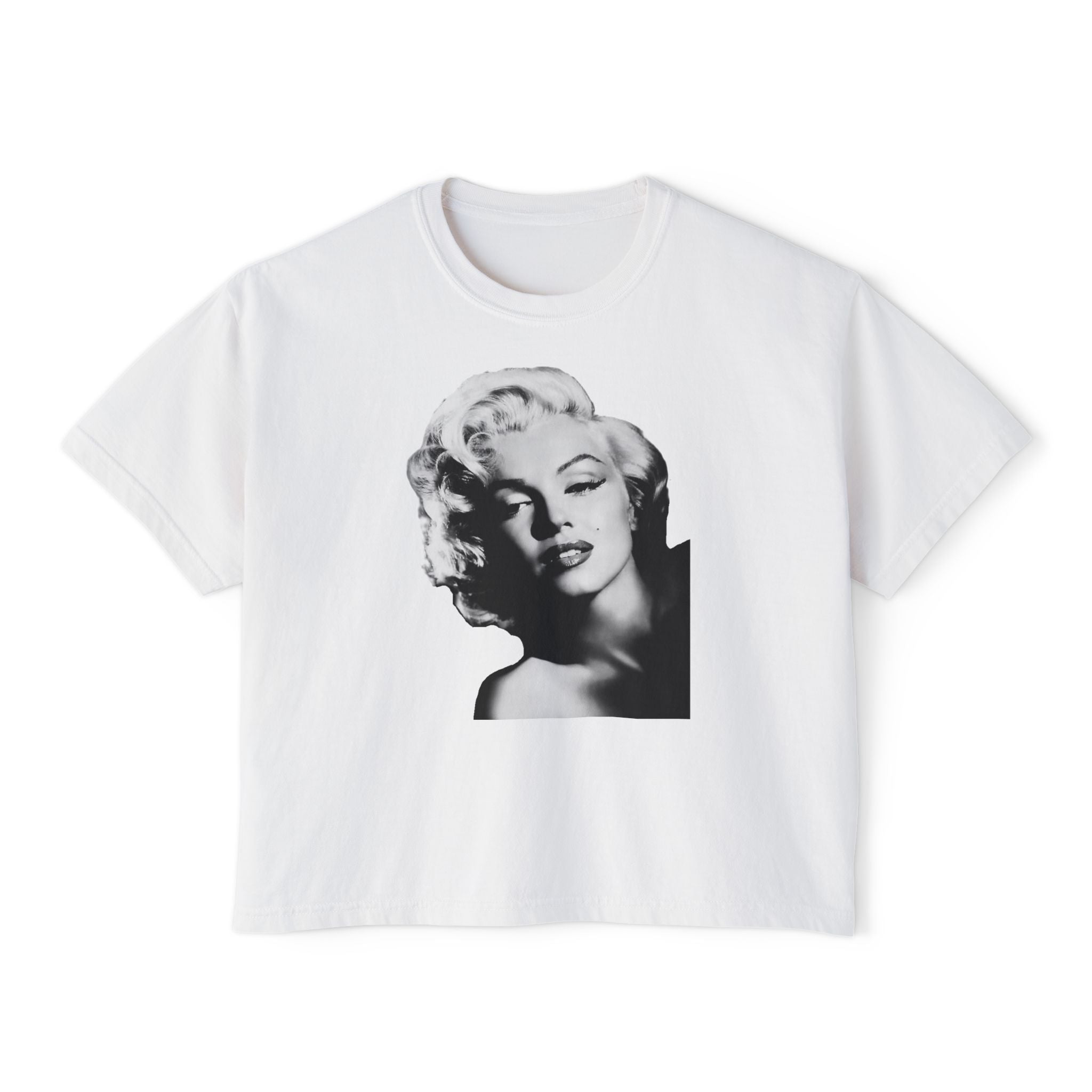 Glam Portrait Boxy Crop Tee