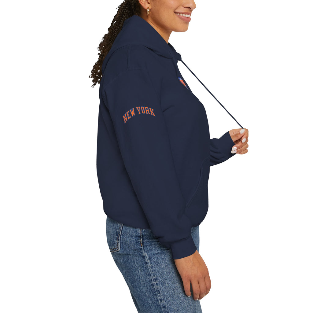 Knicks #8 Anunoby Basketball Hoodie — NYR Team Logo Back Number Sweatshirt
