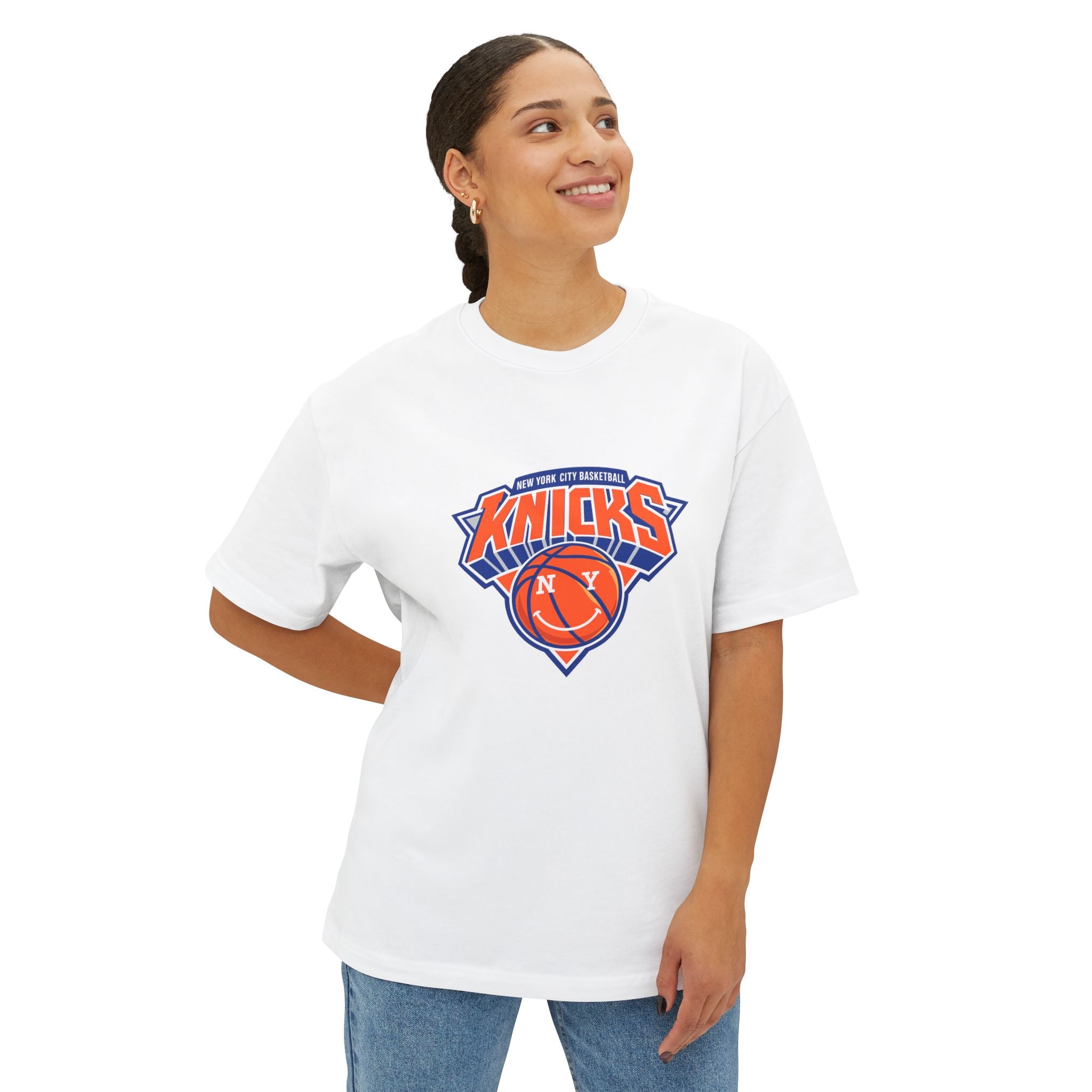 Knicks Brunson #11 Oversized Boxy Tee — NY Basketball Fan Shirt