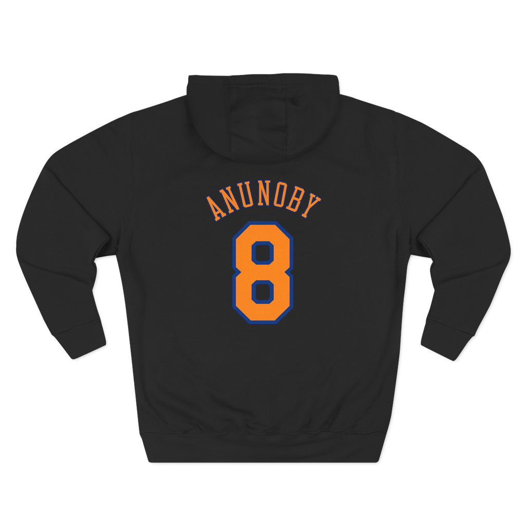 Knicks-Inspired 'Anunoby 8' Basketball Hoodie