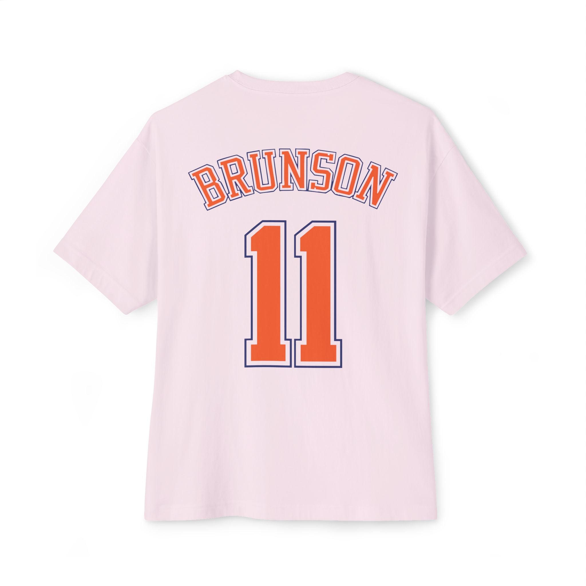 Knicks Brunson #11 Oversized Boxy Tee — NY Basketball Fan Shirt