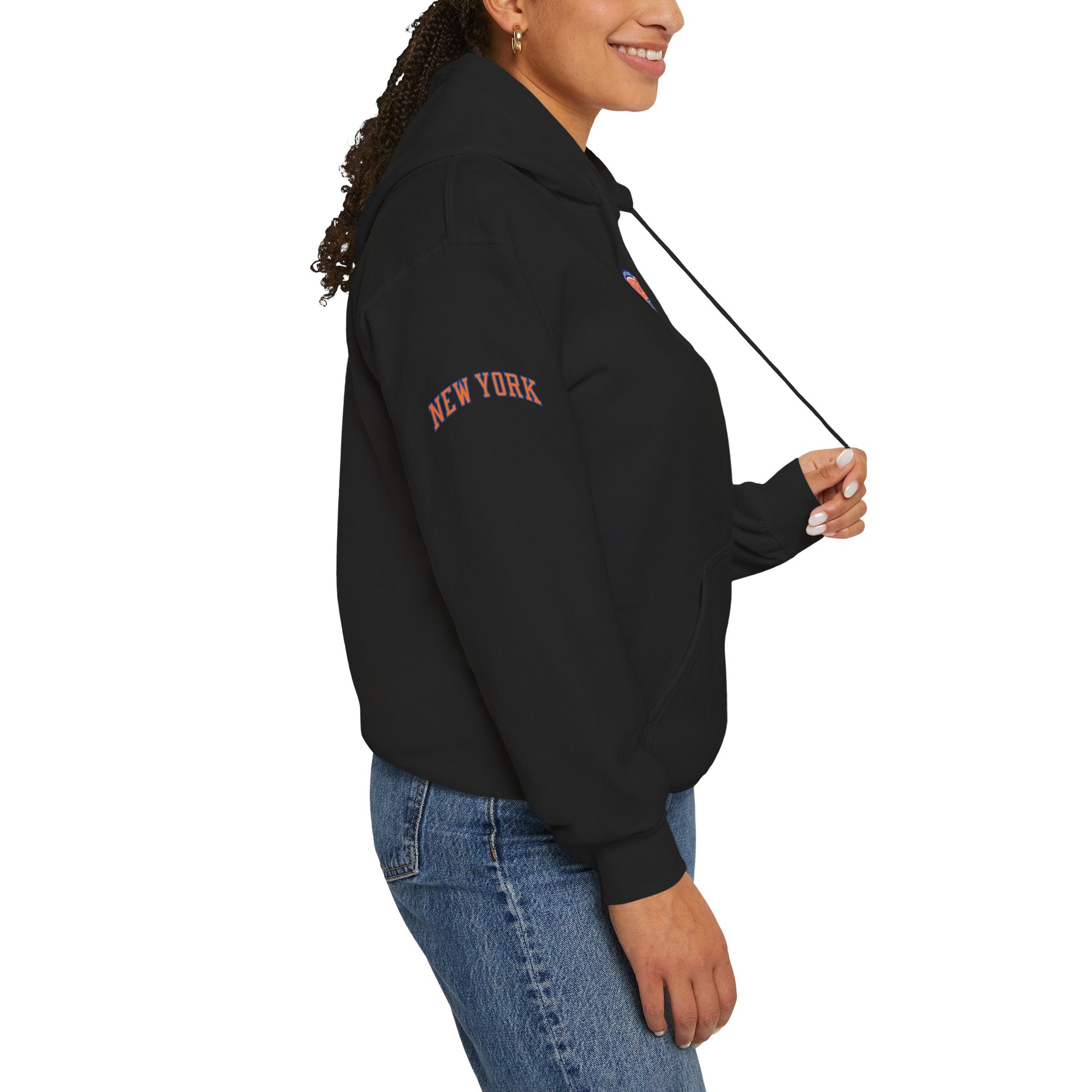 Knicks #8 Anunoby Basketball Hoodie — NYR Team Logo Back Number Sweatshirt
