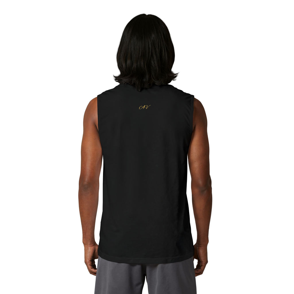 Vintage Glam Portrait Muscle Tank