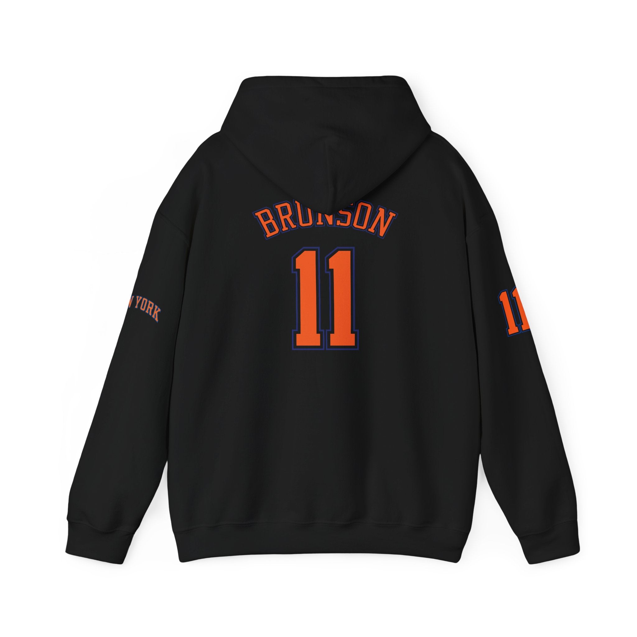 Knicks Jersey Hoodie — Brunson #11 White Basketball Pullover