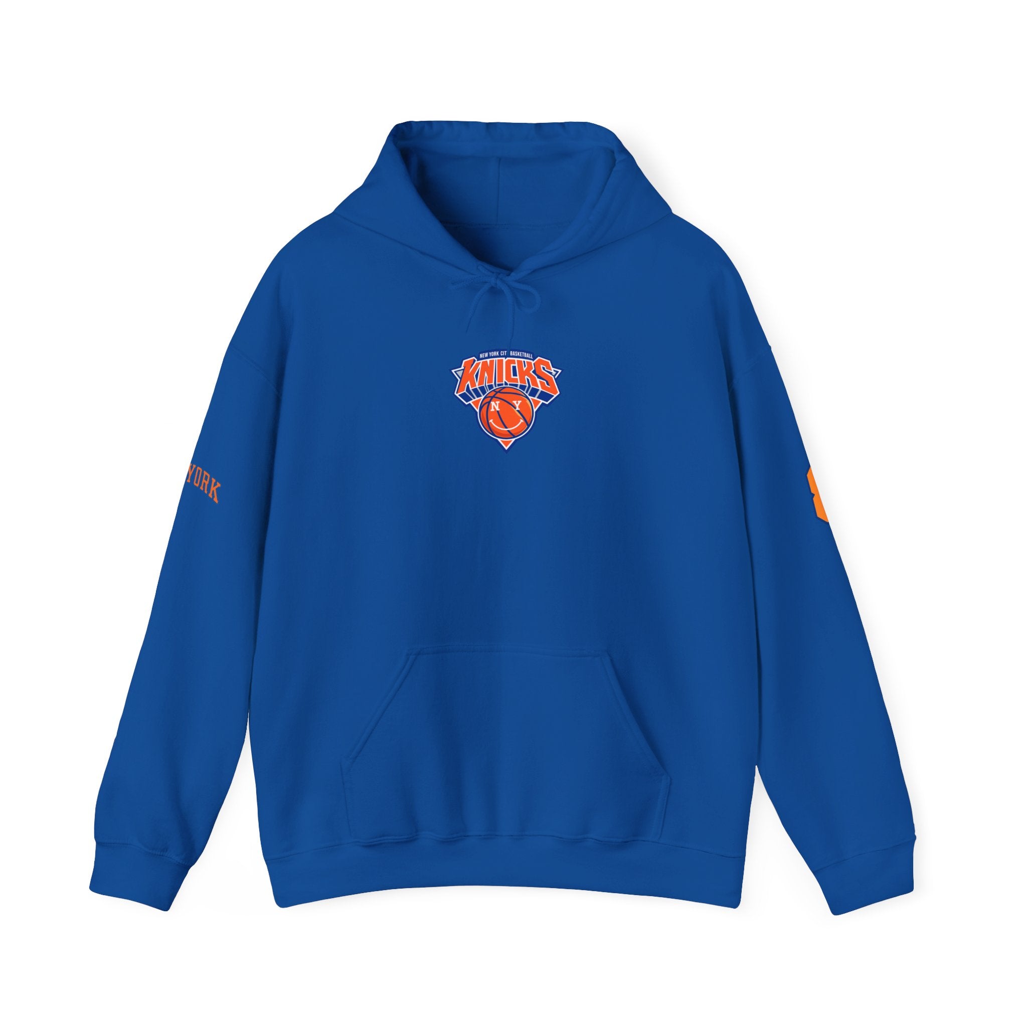 Knicks #8 Anunoby Basketball Hoodie — NYR Team Logo Back Number Sweatshirt