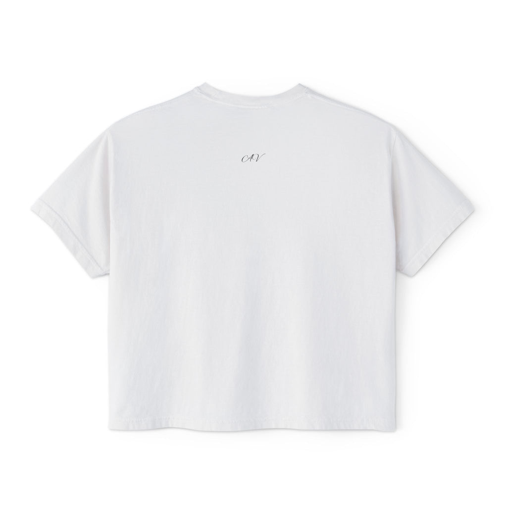 Glam Portrait Boxy Crop Tee
