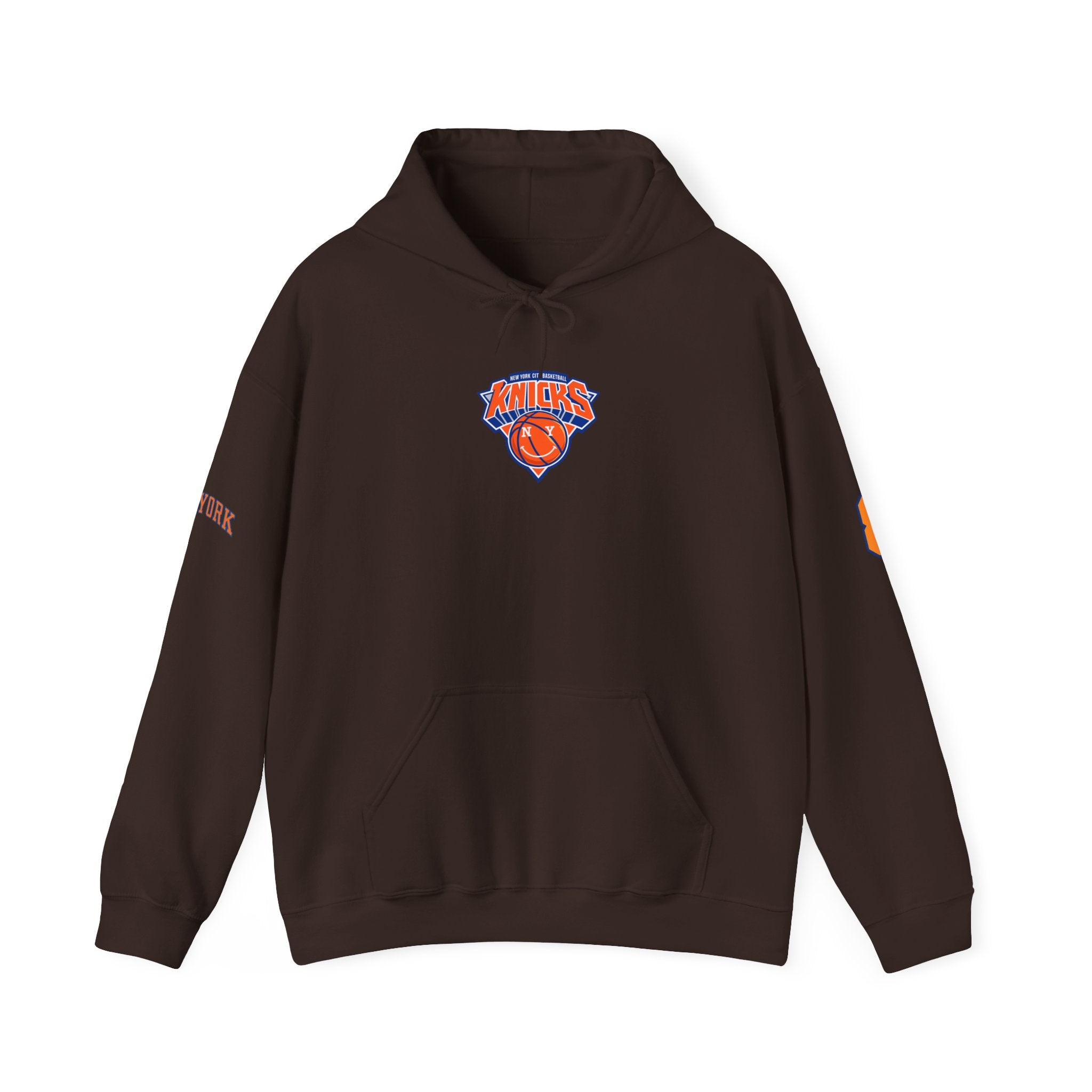 Knicks #8 Anunoby Basketball Hoodie — NYR Team Logo Back Number Sweatshirt