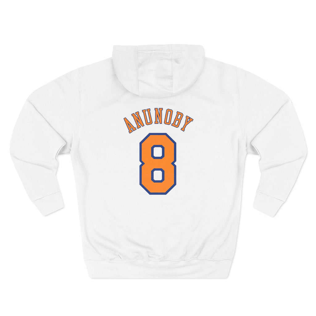 Knicks-Inspired 'Anunoby 8' Basketball Hoodie